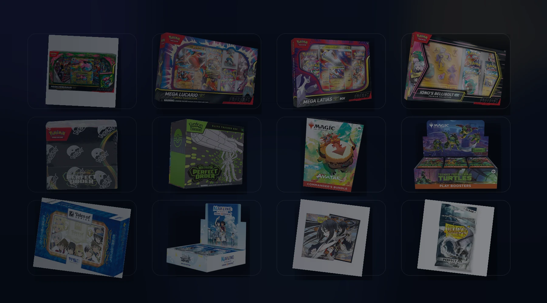 Collage de productos Fukuro